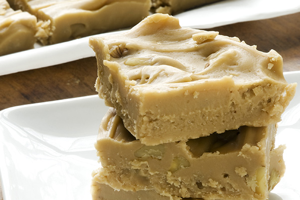 maple nut fudge