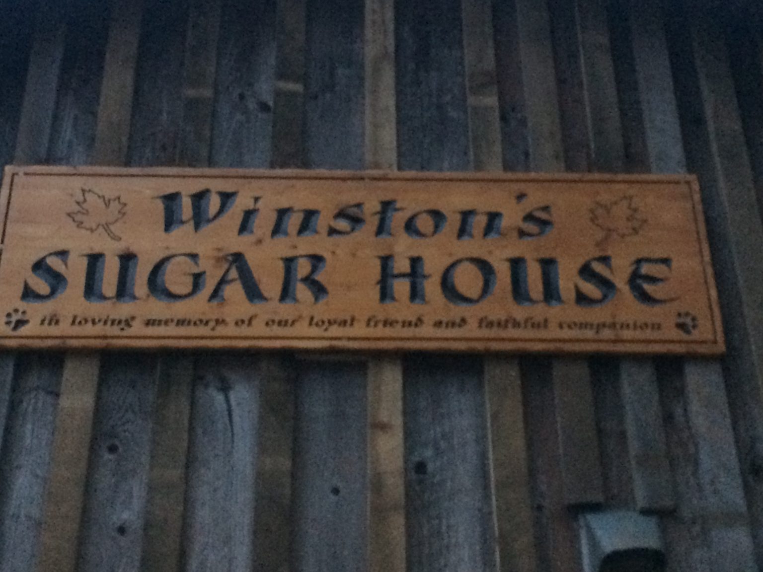 Winston's Sugar House Massachusetts Maple Producers Association